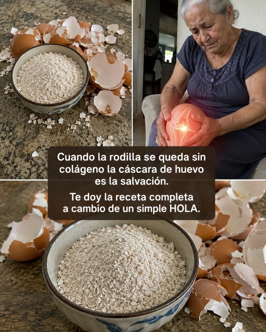 Cáscaras de huevo y salud articular