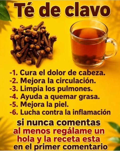 Té de Clavo de Olor