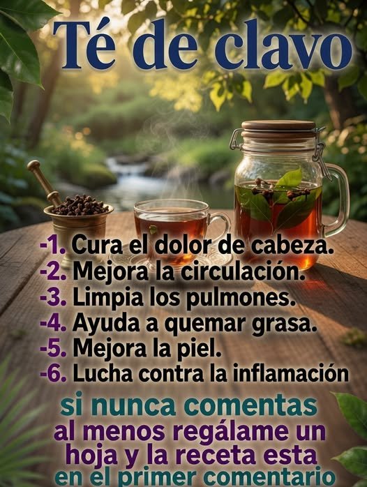 Propiedades del Té de Clavo