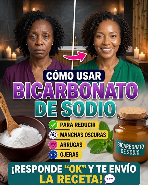 Bicarbonato de sodio cuidado facial