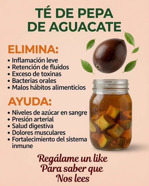 Té de Pepa de Aguacate