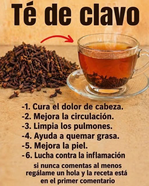 Té de clavos de olor