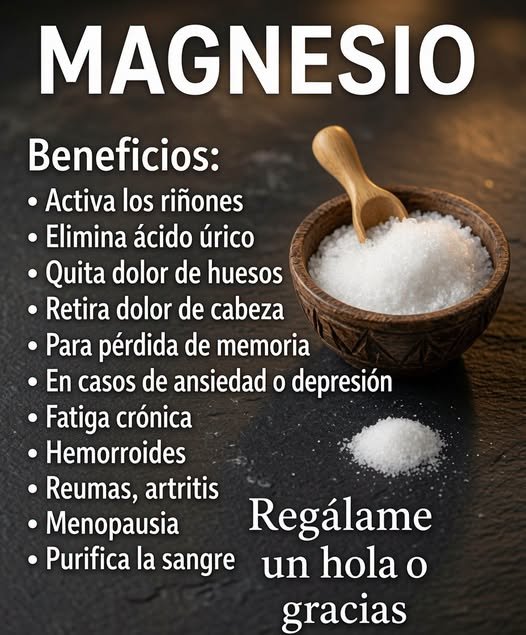 Beneficios del Magnesio