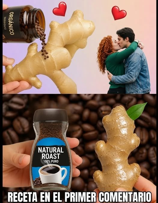 Combinación de jengibre y café