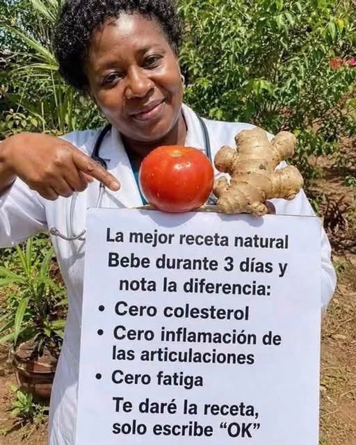 Jugo de tomate con jengibre