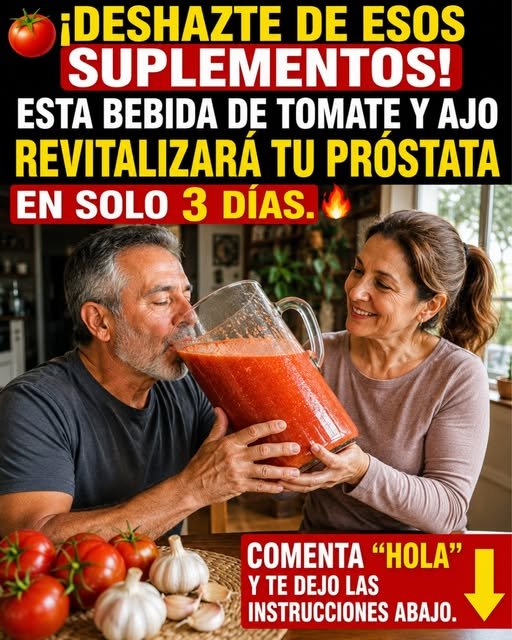Bebida de Tomate y Ajo