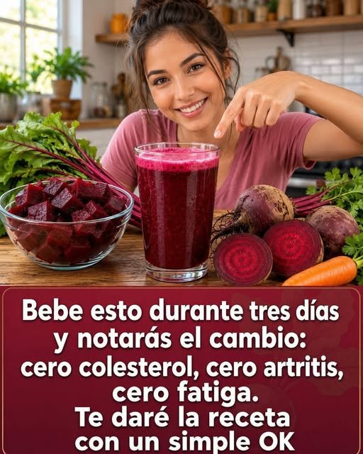 Jugo natural de remolacha y zanahoria