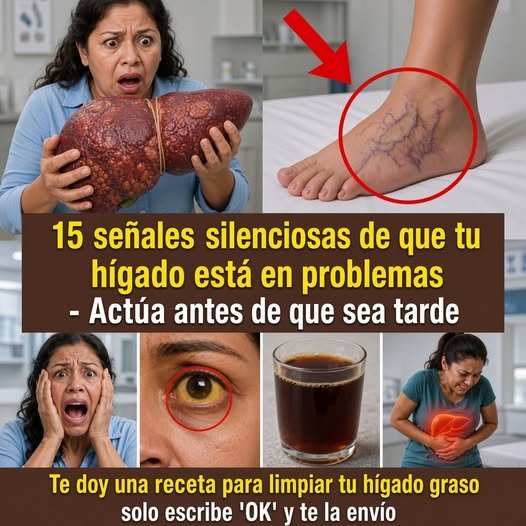 Señales de problemas hepáticos