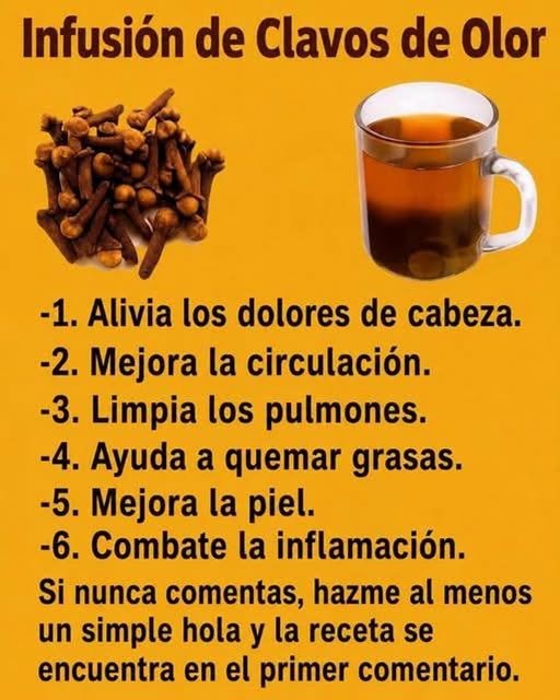 Infusión de Jengibre Clavo de Olor y Miel