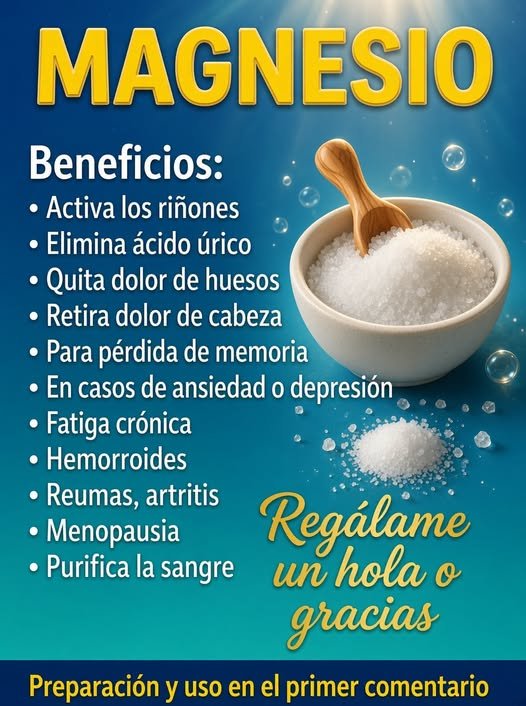 Beneficios del Magnesio