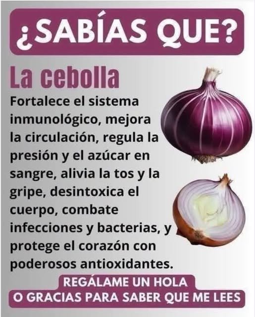 Beneficios de la cebolla morada para la salud