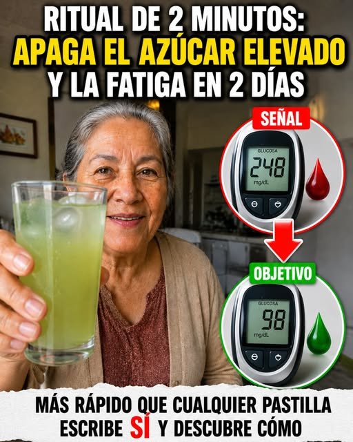 Ritual de 2 minutos para reducir el azúcar y mejorar la energía