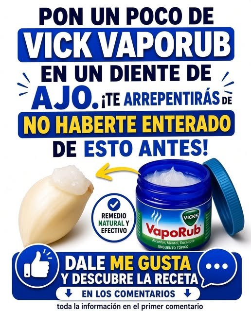 VapoRub y Ajo
