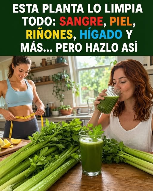 Bebidas saludables con apio