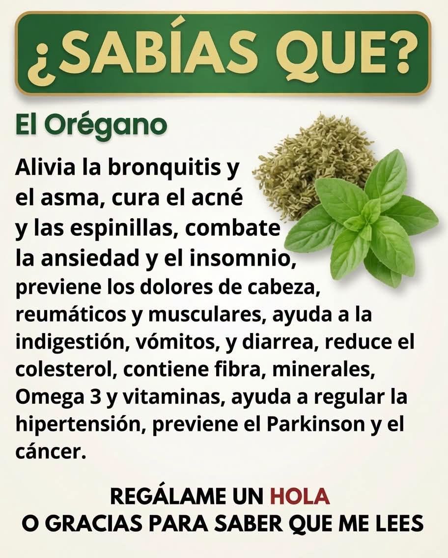 Beneficios del Orégano