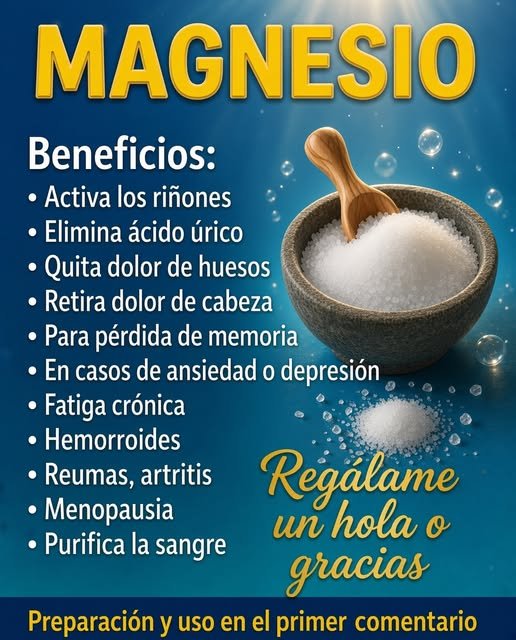 Beneficios del Magnesio