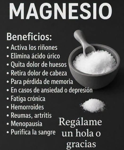 Beneficios del Magnesio