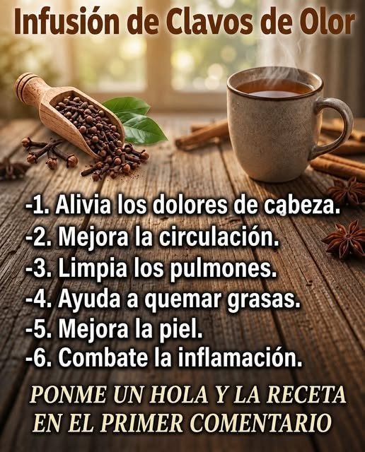 Infusión de Clavos de Olor