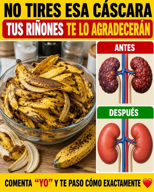 Cáscaras de plátano