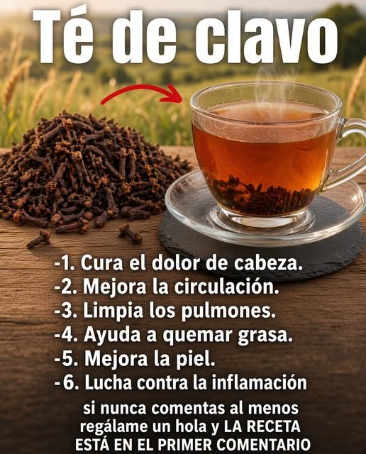 Té de clavo de olor