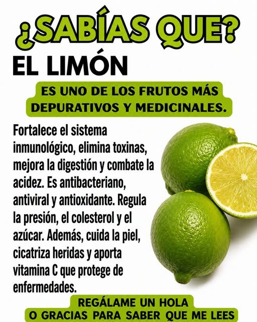 Beneficios del limón para la salud
