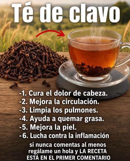 Taza de té de clavo de olor