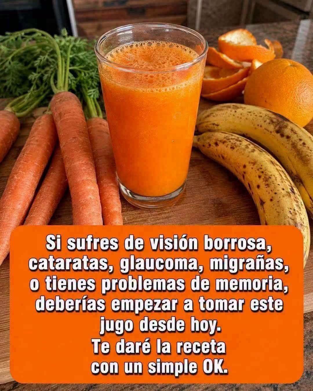 Jugo poderoso para la salud ocular