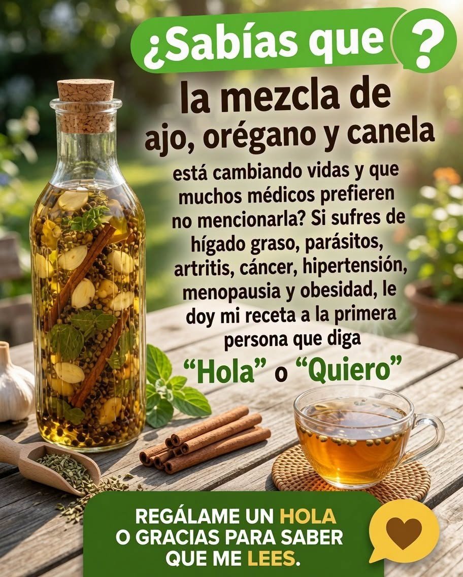 Infusión de Ajo y Orégano