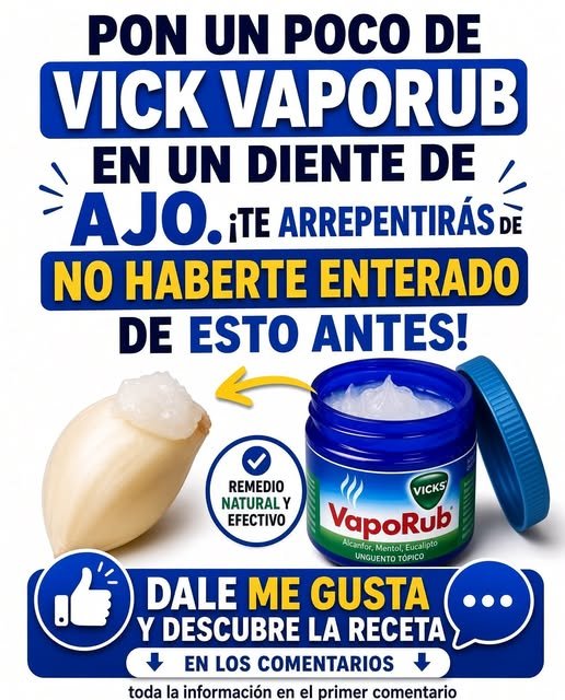 VapoRub y ajo
