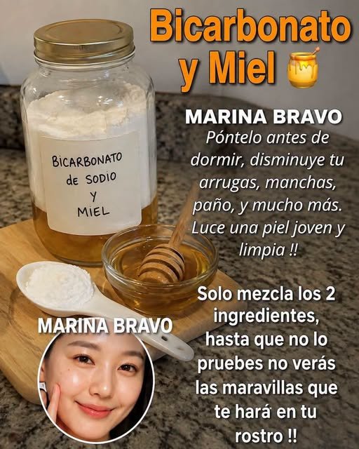 Bicarbonato y Miel