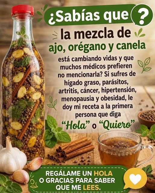 Ajo Orégano y Canela