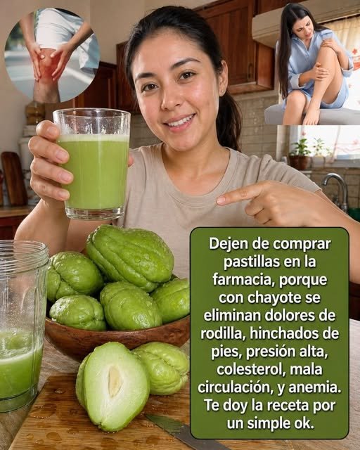 Jugo de chayote