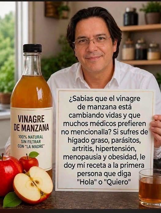 Beneficios del vinagre de manzana