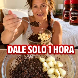 Café y ajo