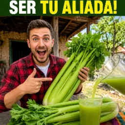 Apio fresco y saludable