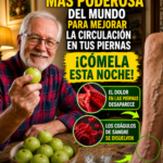 La Fruta más Poderosa para Mejorar la Circulación de tus Piernas y Cómo Prepararla