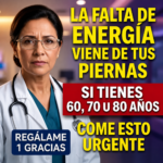 Mejora tu Energía y Vitalidad Después de los 60 con esta Receta Natural