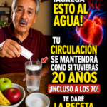Mejora tu Circulación y Salud Después de los 60 con Agua Infusionada