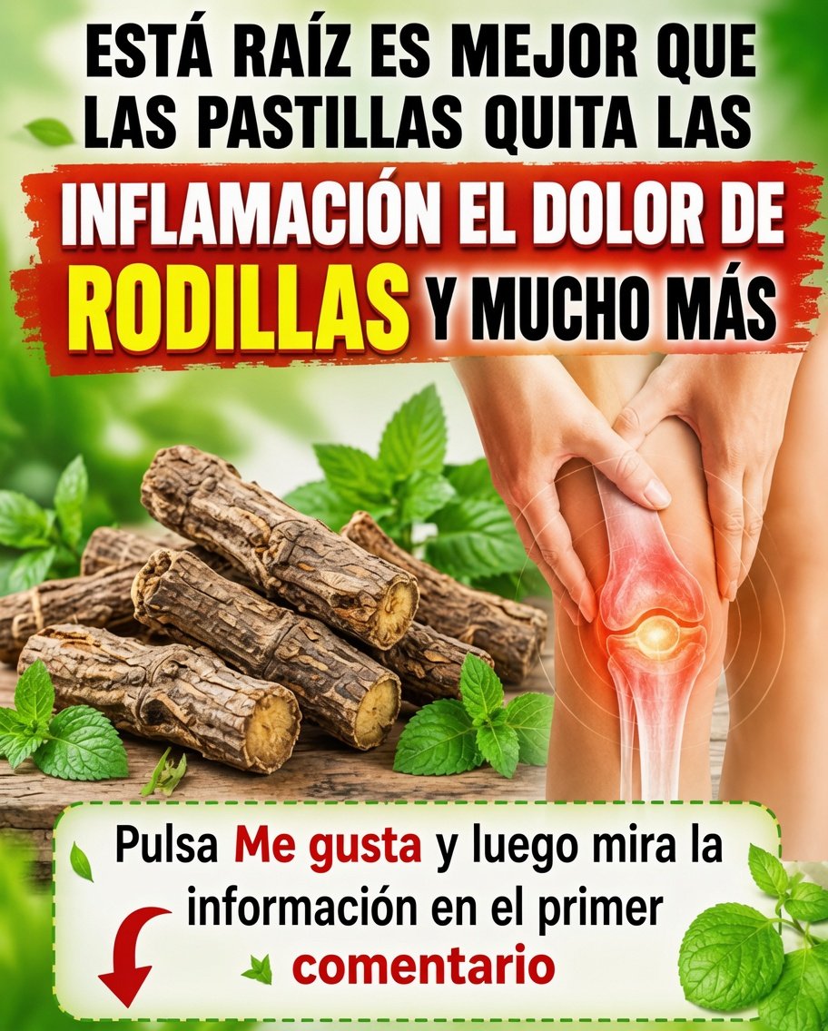 Raíces naturales para el dolor de rodillas