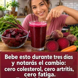 Bebida natural de remolacha