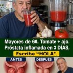 Jugo de Tomate con Ajo para la Salud Prostática en Hombres Mayores de 60