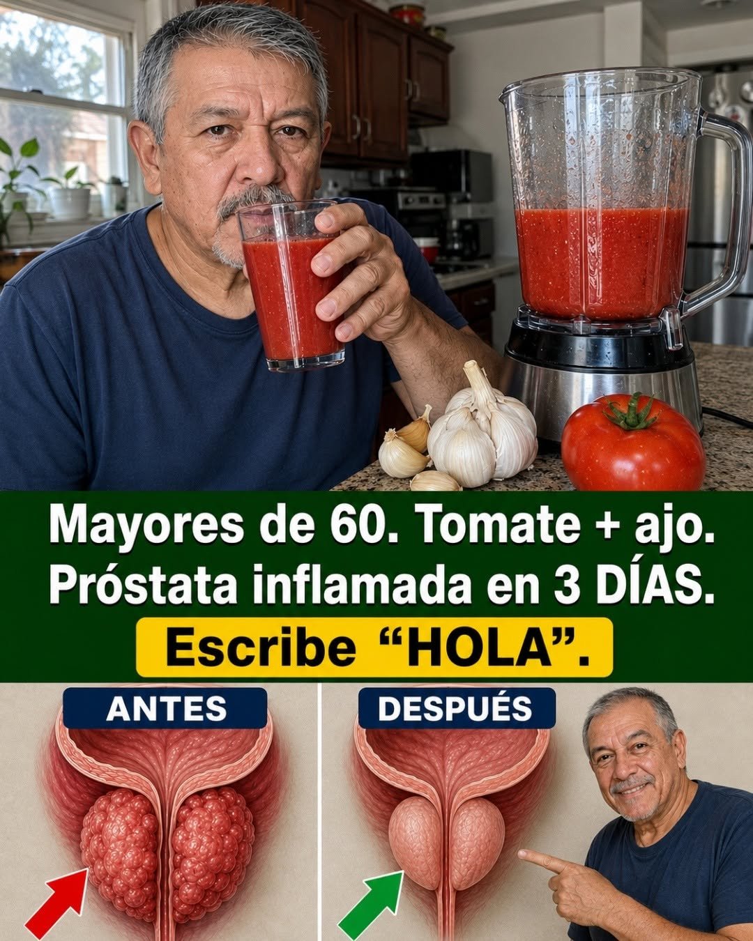 Jugo de Tomate con Ajo