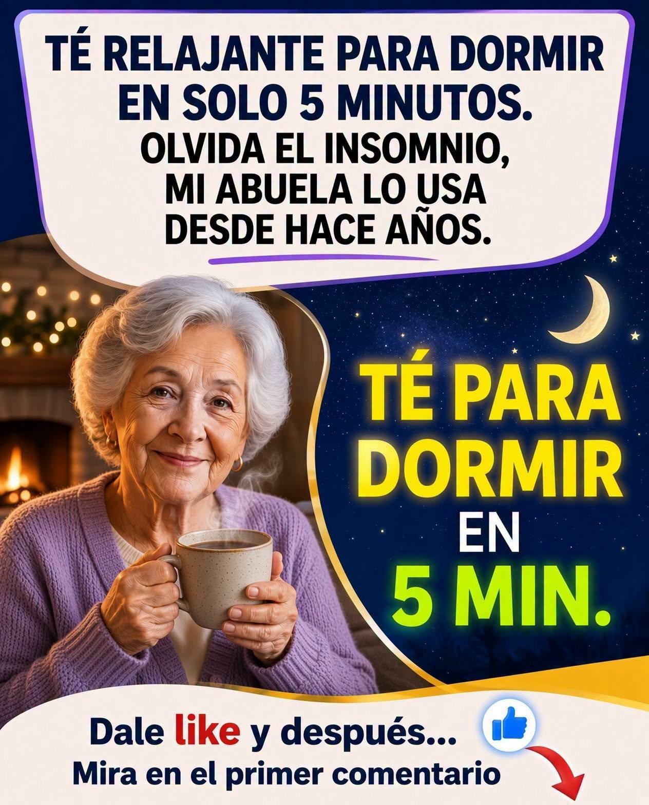 Té relajante antes de dormir