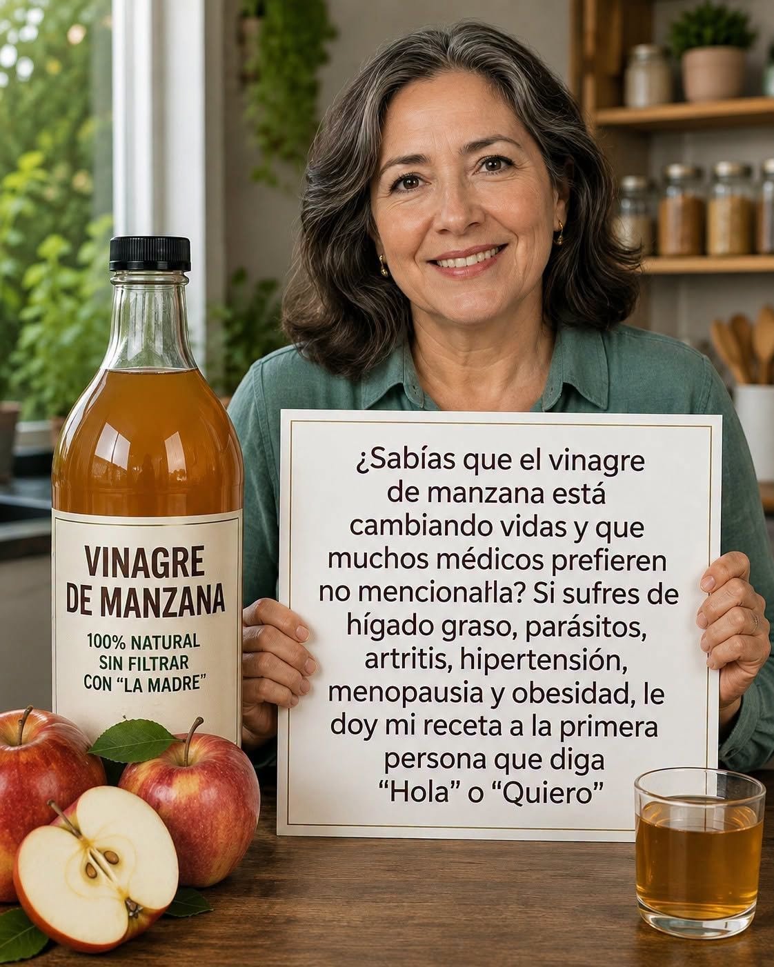 Vinagre de Manzana Natural