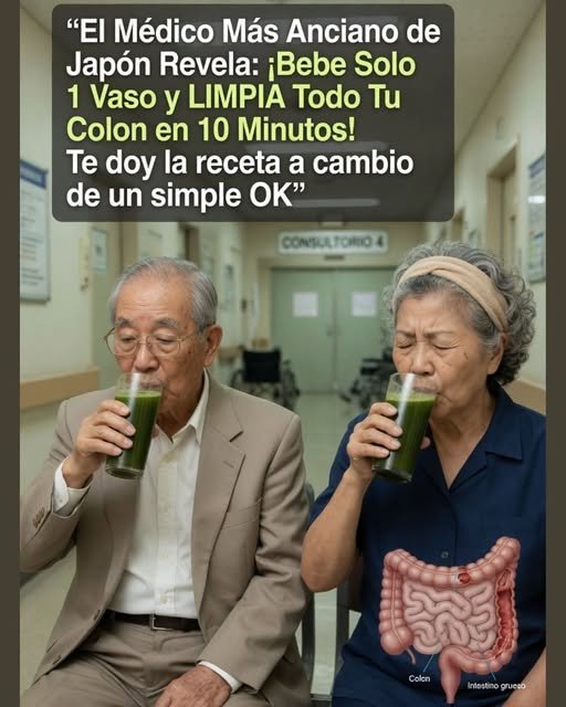 Bebida saludable para el colon