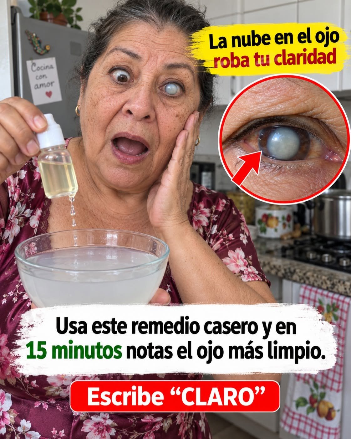 Remedio casero para limpiar la vista