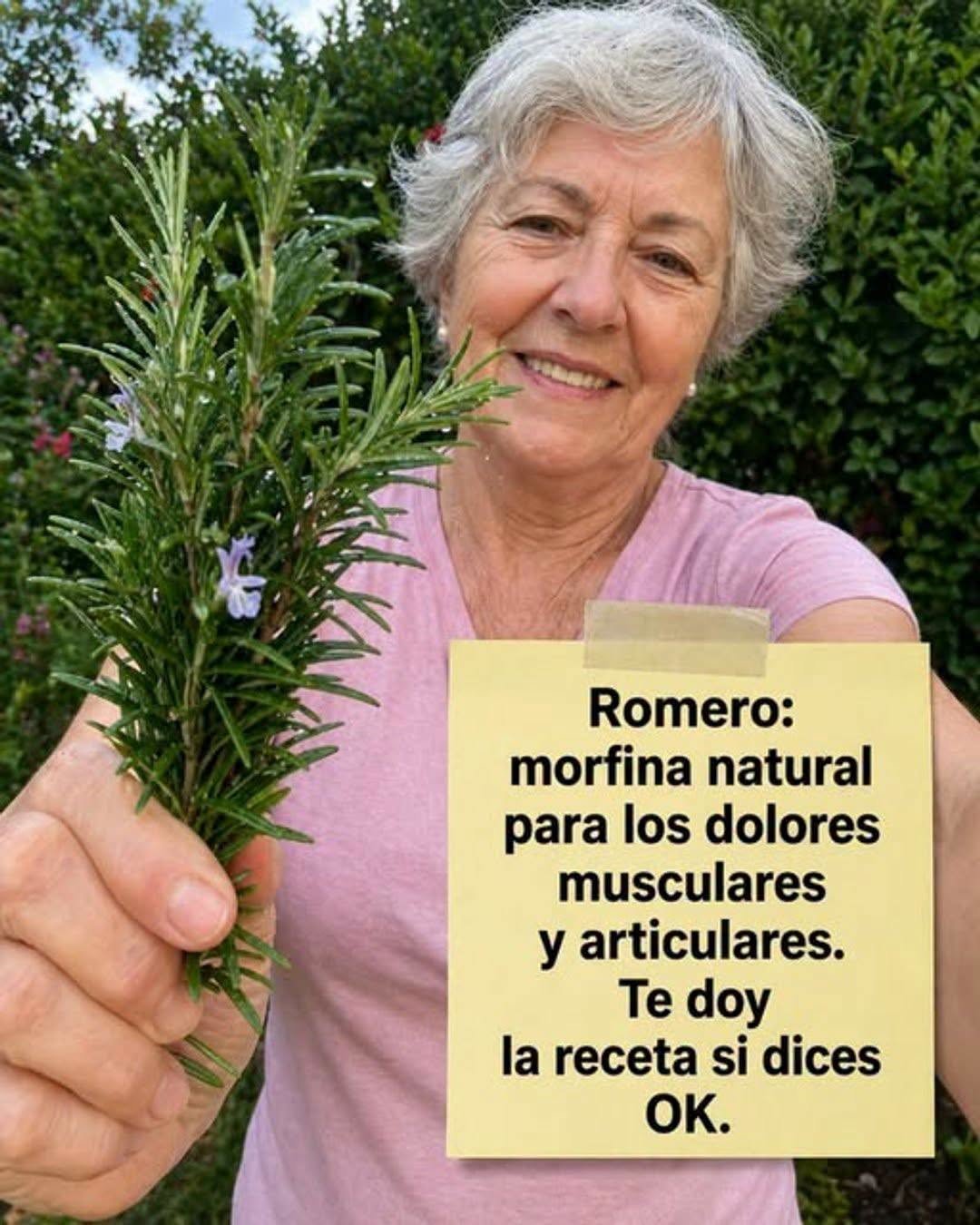 Romero morfina natural para los dolores musculares y articulares
