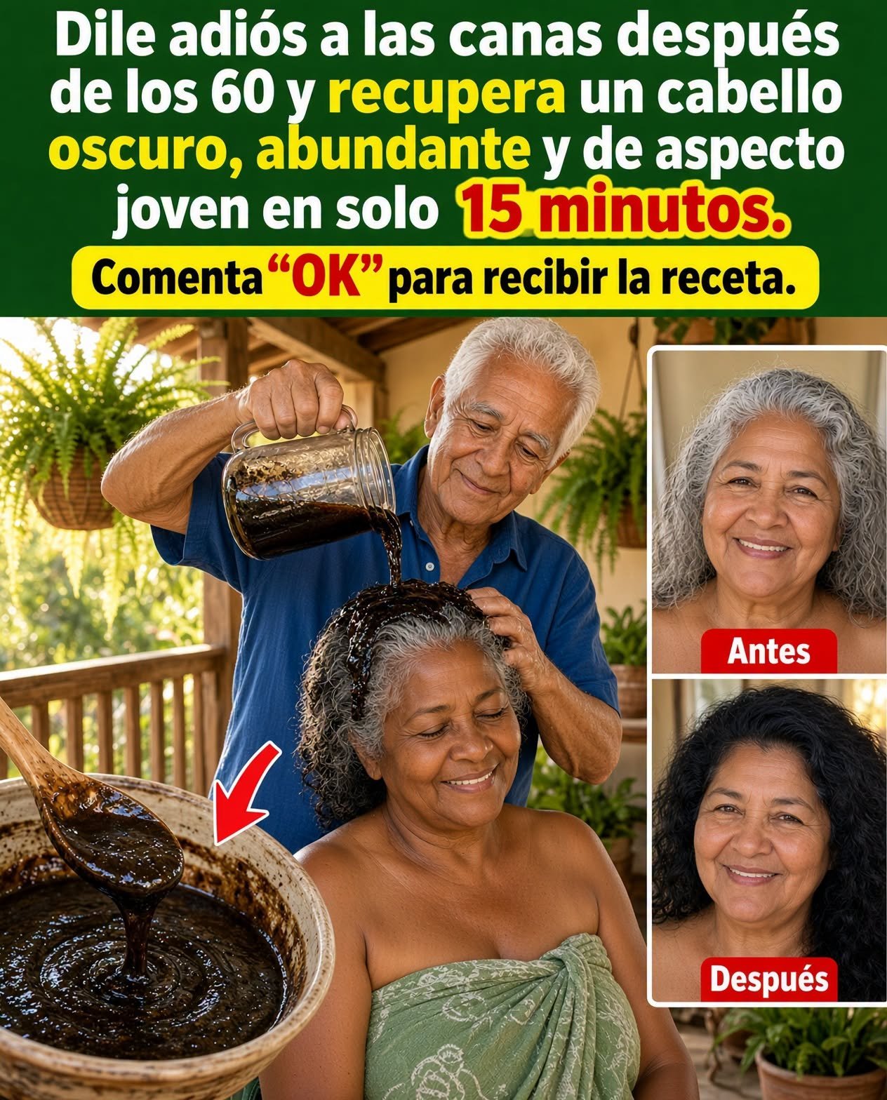 Remedios naturales para el cabello canoso