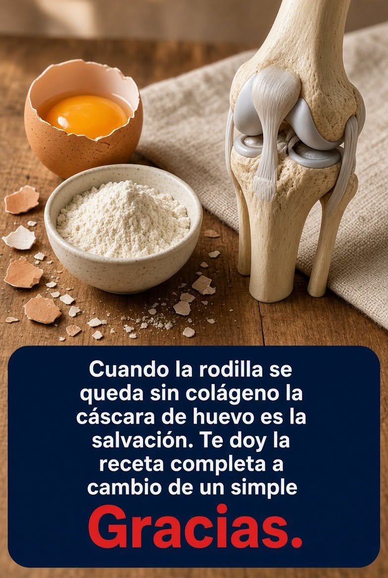 Salud de las Rodillas y Cáscara de Huevo