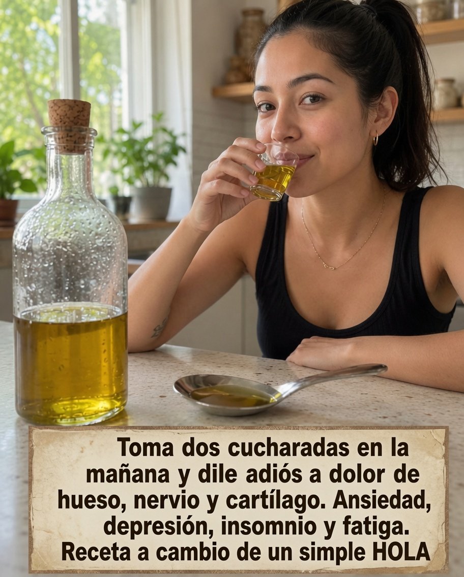 Toma dos cucharadas en la mañana